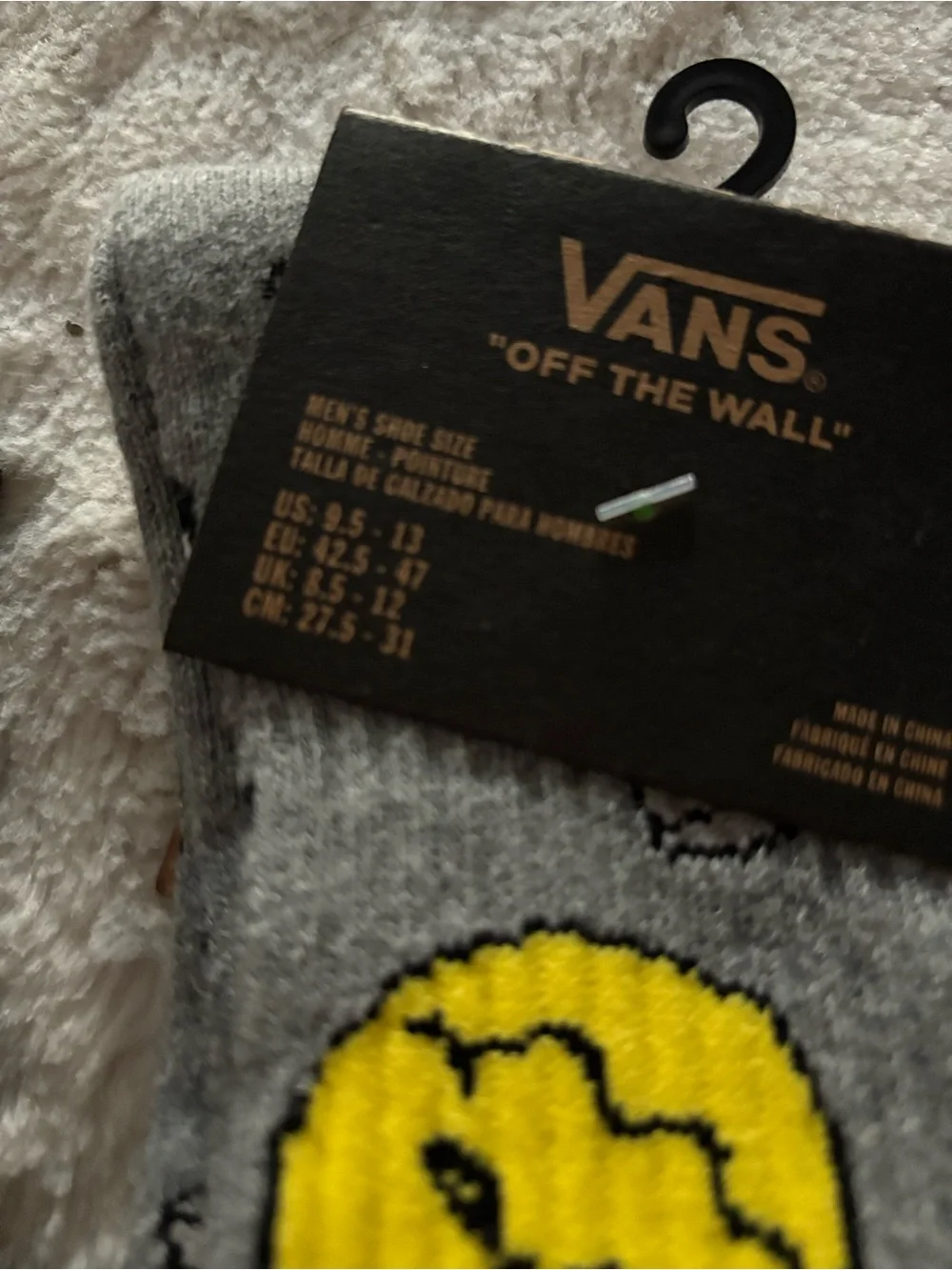 2 pairs men crew socks 9.5-13 nwt